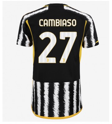 Juventus Andrea Cambiaso #27 Hemmatröja Kvinnor 2023-24 Kortärmad